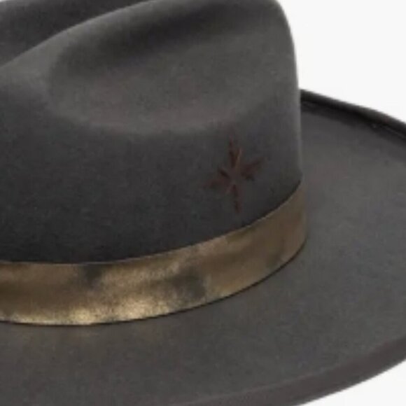 San Diego Hat Co. Wool Felt Fedora – Charcoal – One Size – NWT main image 4